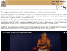 Tablet Screenshot of crystal-stix.com